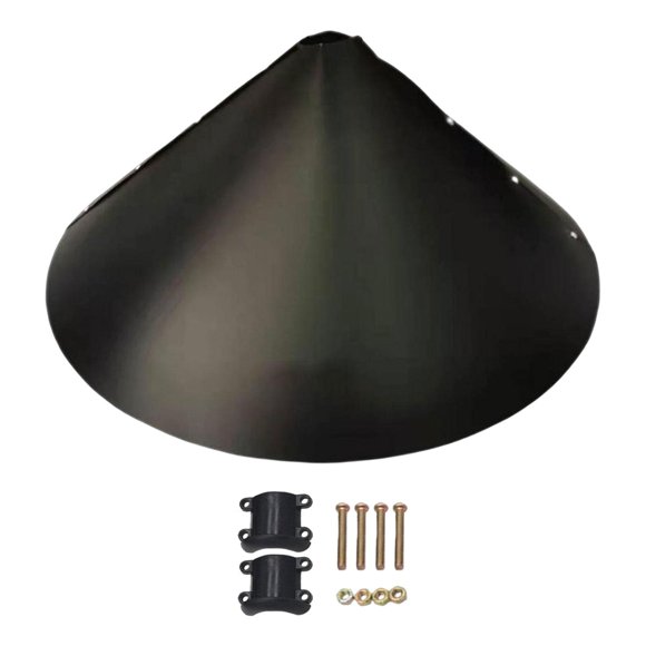Comederos Para Pájaros Colgantes Envoltura Deflector De Ardilla Protector De Envoltura Alrededor De La Barra 16 Pulgadas Sunnimix Alrededor del deflector de ardilla