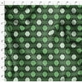 thumbnail image 4 of Soimoi Green Poly Georgette Fabric Geometrical Star Geometric Decor Fabric Printed Yard 52 Inch Wide, 4 of 5