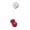 D001 Red 1.97", variant on Spidey Plush Toys Crochet Spider Car Hanger Ornament 1.97" Wall Climbing Hero Figure Toy with Suction Cup and Hanging String Soft Stuffed Character for Glass and Smooth Surfaces D001 Red 1.97"
