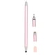 thumbnail image 3 of 4 in 1 Wear-resistant Stylus Pen Fiber Tip for Mobile Phone Tablet Painting Handwriting Capacitive Stylus Pink, 3 of 4