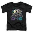 thumbnail image 2 of TRANSFORMERS ONE D-16 Retro Kids T Shirt (3) for Toddler Boys and Girls, Black, 2 of 5