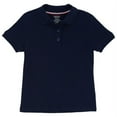 thumbnail image 2 of French Toast - Little Girls SS Interlock Fitted Knit Polo Picot Collar Blue / 4, 2 of 9
