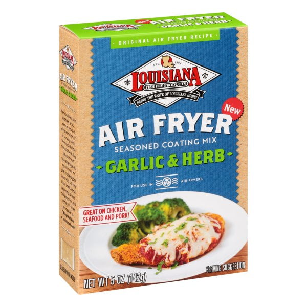 Louisiana Fish Fry Air Fryer Garlic & Herb Coating Mix 5