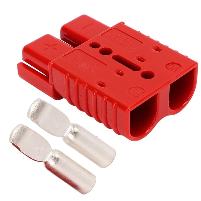 Plug Battery Connector, Battery Quick Connect Adapter Silver Plated Contacts 175A Safe Multi Uses For Forklift For Marine