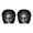 #A, variant on 2Pcs Ghost Face Headrest Covers, Scary Face Printing Auto Seat Universal Elastic Models Headrest Protector with Glowing-Eye Effects Cover Funny Decoration for Car Interior Vehicle Truck SUV
