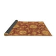 thumbnail image 2 of Ahgly Company Indoor Square Abstract Brown Modern Area Rugs, 4' Square, 2 of 4