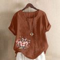 thumbnail image 2 of My Orders Cute Summer Tops for Women, Womens Blouses Dressy Casual Plus Size Summer Graphic Tees for Women 2025 Cute White Crop Tops for Women Try Before You Buy, 2 of 4