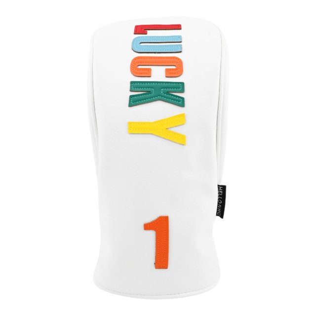 Golf Wood Headcover Club de golf Equipo de cobertura de la cabeza de entrenamiento Funny Golfer Protection Protection manga para parques deportivos al DR 32cmx15cm