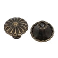 thumbnail image 3 of Uxcell Closet Single Hole Round Shape Pull Knob-0.16" Hole Diameter-8 Pack, 3 of 6