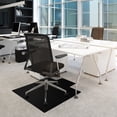 thumbnail image 2 of Advantagemat® Black Vinyl Lipped Chair Mat for Carpets - 45" x 53", 2 of 11