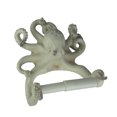 thumbnail image 1 of White Coastal Octopus Wall Mounted Toilet Paper Holder, 1 of 3