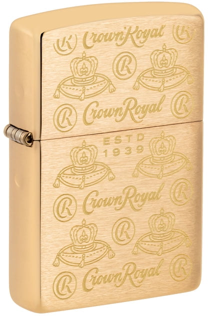 Zippo Crown Royal Logo White Matte Pocket Lighter - Walmart.com