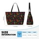 thumbnail image 4 of Disketp Music Notes Bolsa de Playa de Gran Capacidad, Bolso Impermeable y a Prueba de Arena para Mujer, Ideal para Playa, Piscina y Natación, 4 of 7