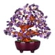 thumbnail image 1 of Naiovety Mini Crystal Money Tree Bonsai Style Purple Tree Home Office Decor Shui Feng Type3 NO3, 1 of 1
