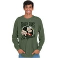 thumbnail image 3 of Popeye Tough Guys Eat Spinach Funny Men's Long Sleeve Tee T Shirt Brisco Brands S, 3 of 6