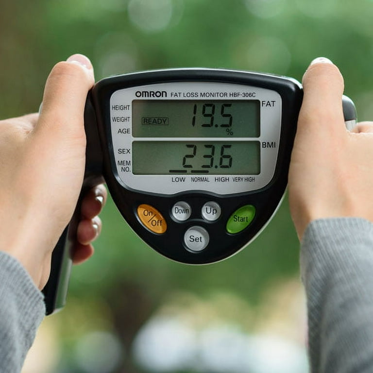 Omron HBF-306C Handheld Body Fat Loss Monitor, Health Meter Omron HBF-306C Handheld Body Fat Loss Monitor, Health Meter