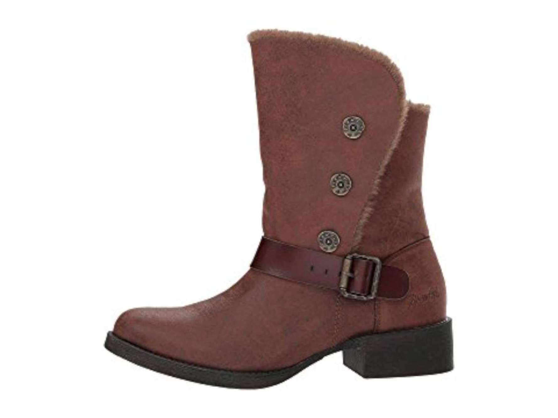 Womens Blowfish Jack Fleece Work Boot Tan Pu Boots | eBay
