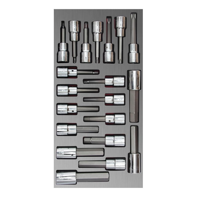 Juego Dados Con Punta 20piezas 1/2 Medida Gravada Urrea Urrea CH110L