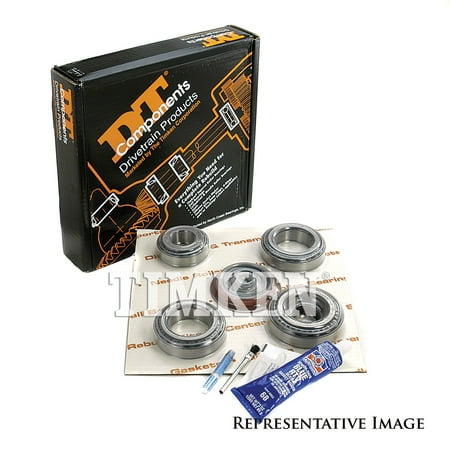 Rear Axle Differential Bearing - Timken DRK317 Axle Differential Bearing and Seal Kit for Ford E-350 Club Wagon