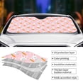 thumbnail image 4 of Kdxio Rabbit And Carrot Print Front Windshield Sun Shade,Folding Auto Sunshade for Car Truck SUV-Medium, 4 of 7