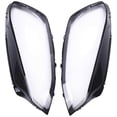 thumbnail image 1 of 2pcs Car Clear Headlight Lens Cover Replacement Headlight Cover compatible Golf 7 Mk7 2014 2015 2016 2017, 1 of 5