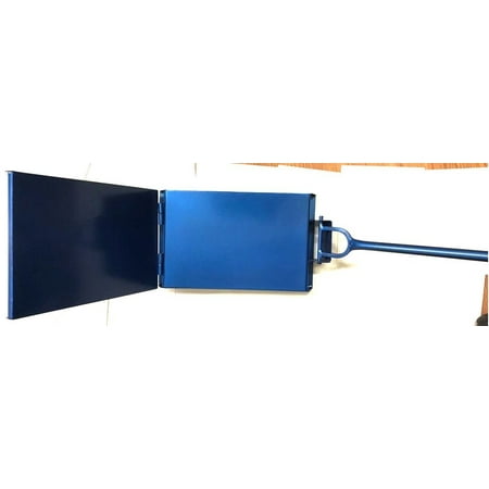 Made in Mexico Blue Manual Flower/Corn All Metal Tortilla Maker Press 10x15 inch Rectangular
