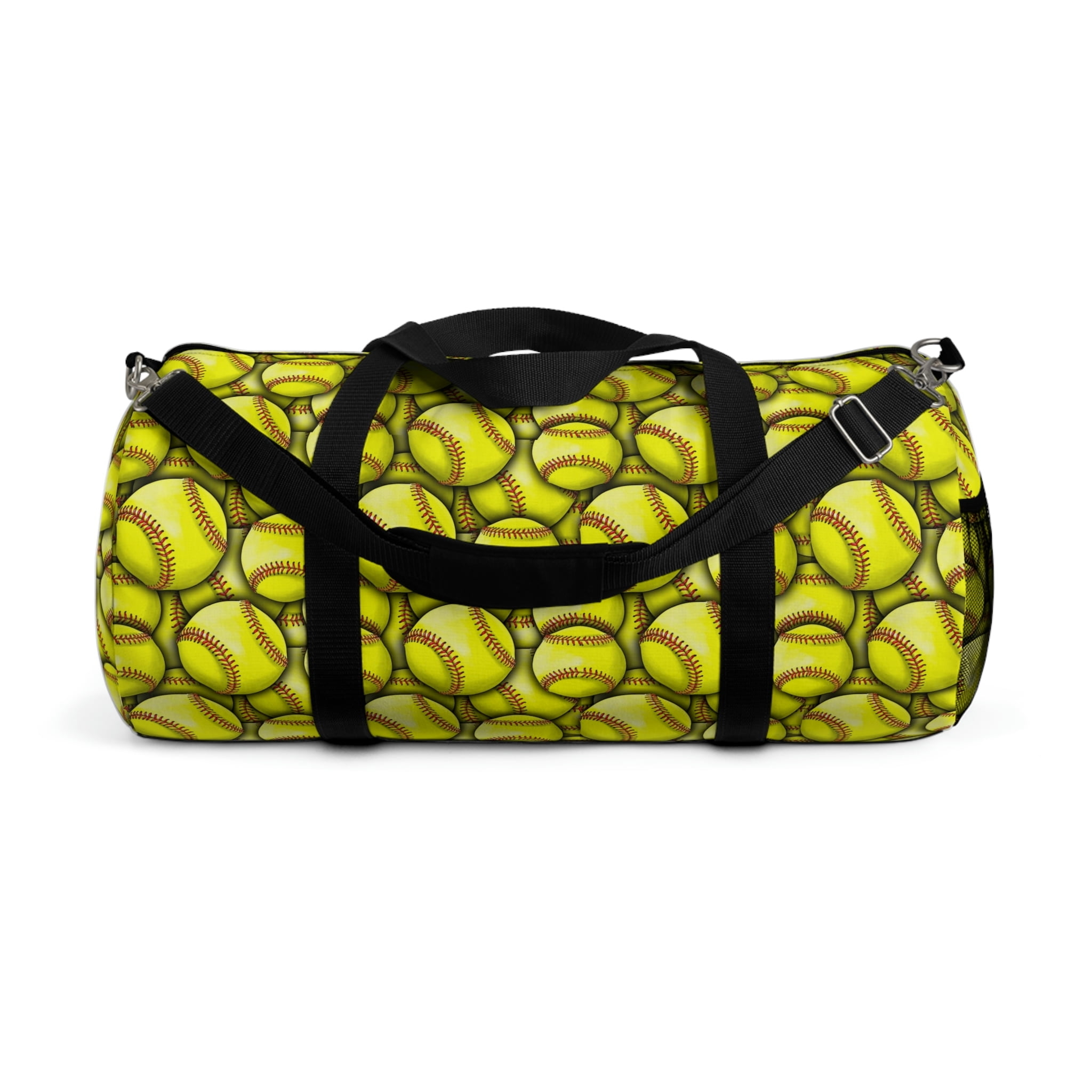 Softball Duffel Bag, Sports Bag, Overnight Bag, Yellow, Dynamic Apparel