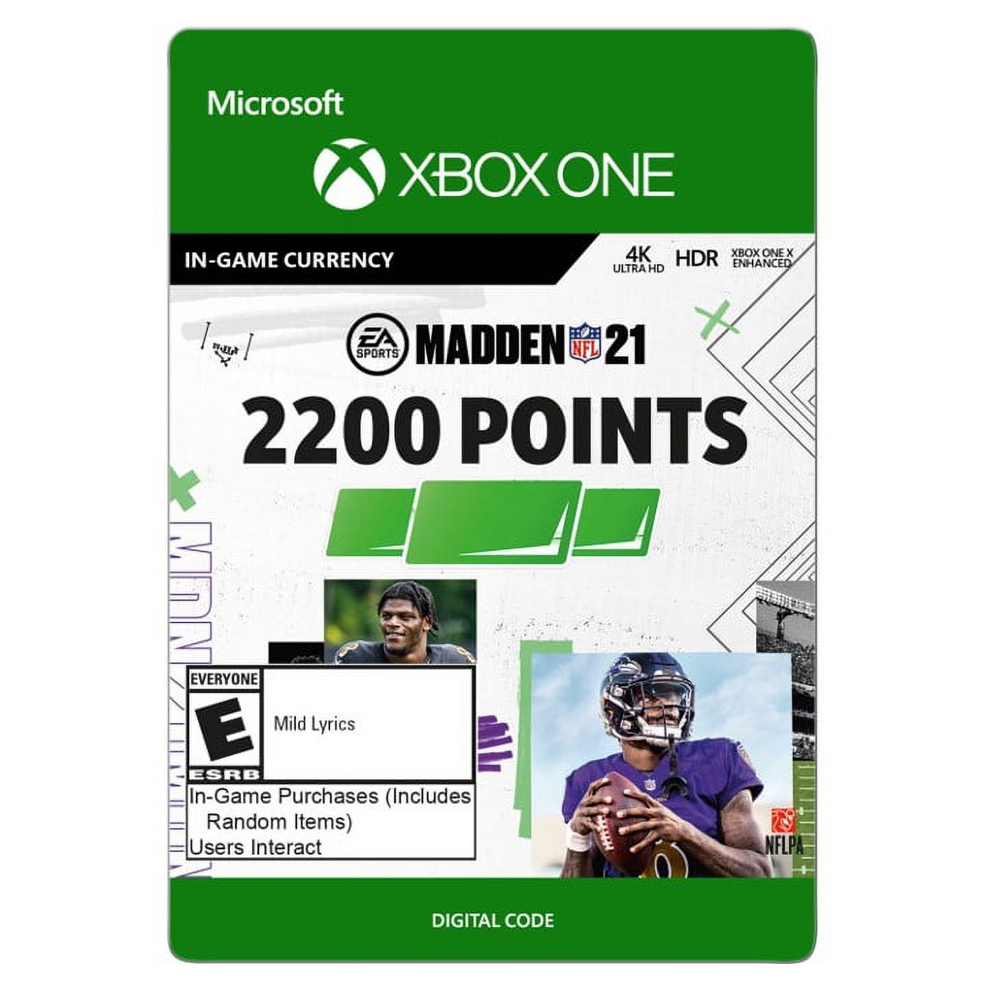 Madden NFL 21: 2200 Madden Points - Xbox One [Digital]