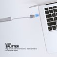 thumbnail image 3 of Adaptador USB de 4 puertos One Drag Four Splitter, concentrador de extensión de datos, miniconector de aleación de aluminio, 3 of 6