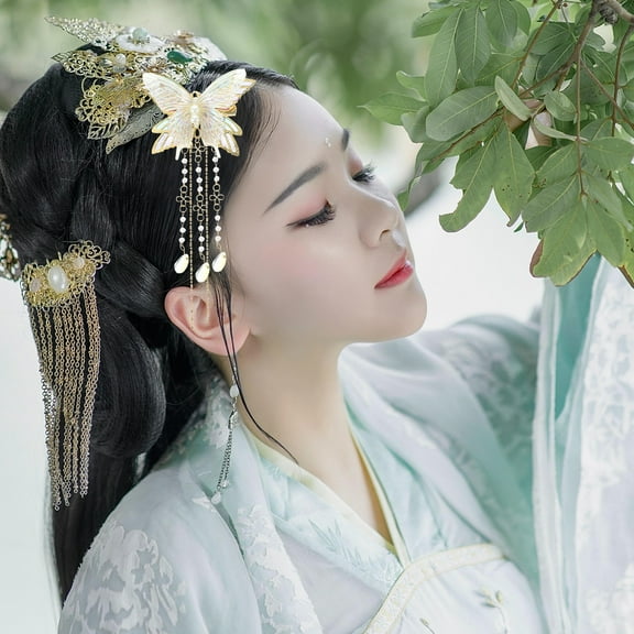 Niceauty 1Pack Elegant Hair Accessories for Women Plastic Butterfly Hair Clip 6.7x3in