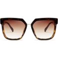 thumbnail image 1 of FEISEDY Fashion Women Men Sunglasses Square Frame Metal Shape Nesting Lenses B2595, 1 of 13