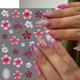 thumbnail image 4 of Adhesivos para uñas Quezadyl, diseño de flores en relieve en 5D, 2 unidades, 4 of 7