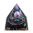 thumbnail image 1 of Pirámide de orgonita Cristales curativos Chakra Piedras de meditación (Sagitario) Ehuebsd Libre de BPA, 1 of 6
