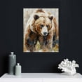 thumbnail image 5 of Nawypu  Bear Art Wall Decor Rustic Woodland Bears Paintings Canvas Decor Animal Pictures Wall Art for Bedroom and Livingroom, 5 of 5