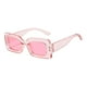 thumbnail image 5 of Gafas de sol rectangulares para mujer y hombre, gafas para conducir al aire libre y para fiestas. Rosa, 5 of 9