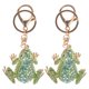 thumbnail image 1 of 2 llaveros de rana con brillantes diamantes de imitación, llavero de animal para mujer, llavero de rana verde, llavero decorativo para mochila y bolso, 1 of 8