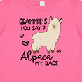 thumbnail image 4 of Inktastic Grammie's You Say Alpaca My Bags Boys or Girls Baby T-Shirt, 4 of 5