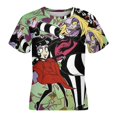 thumbnail image 4 of Beetlejuice Kid Shirts Unisex Casual Tops 3D Print Graphic Tees Short Sleeve T Shirts for Boys Girls 100CM, 4 of 8