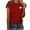 Red, variant on Womens Cute Heart Graphic T Shirts Crew Neck Short Sleeve Casual Summer Tops Fashion Street Tee Shirt Valentine's Day Tees Black S