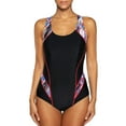 thumbnail image 1 of Women's Sport One Piece Swimsuit Racerback Competitive Athletic Swimwear Bathing Suits, 1 of 5