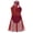 Burgundy, variant on Miutii Kids Girls Ballet Leotard Dancewear Dress Gymnastics Lyrical Contemporary Performance Dress Black 10