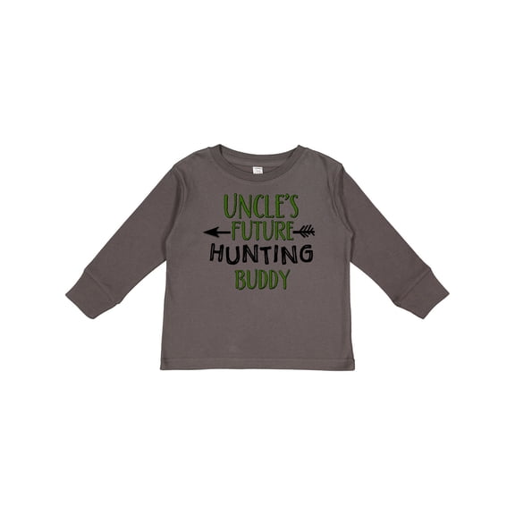 Inktastic Uncles Future Hunting Buddy Boys or Girls Long Sleeve Toddler T-Shirt