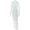 White, variant on Women's O-Neck Sleeveless Pleated Lace-Up Waistband Split Hips Wrapped Long Dress, Solid Color