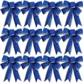 thumbnail image 3 of 1-12pcs Large Christmas Bow Glitter Ribbon Bowknot for Xmas Tree Hanging Pendant Ornaments Xmas Home Party Decoration Supplies, 3 of 5