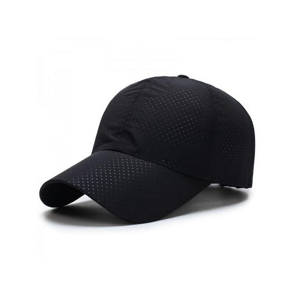 Men Women Summer Golf Mesh Hat Breathable Curved Visor Casual Plain Baseball Cap