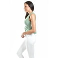 thumbnail image 2 of Blusa básica sin manga /Juvenil, 0077 (Menta) verde claro G, 2 of 5