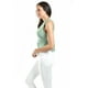 thumbnail image 2 of Blusa básica sin manga /Juvenil, 0077 (Menta) verde claro G, 2 of 5