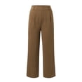 thumbnail image 4 of RUTAYY Women's Casual Pants with Pockets Comfortable Loose Fit Straight Leg Everyday Wear Classic Chic Trousers, 4 of 7