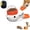 White, variant on Cat Treat Toy, Duck Cat Treat Dispenser, Yellow Duck Cat Treat Dispenser, Interactive Treat Dispenser with Button, Mental Stimulation, Anti-Gulping for Small Breeds