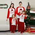 thumbnail image 6 of Onlypjs Family Matching Christmas Pajamas Set – "It's Almost Christmas" Red Buffalo Plaid Holiday Sleepwear for Women, Men – Cozy Winter Loungewear for Couples & Families, 6 of 6